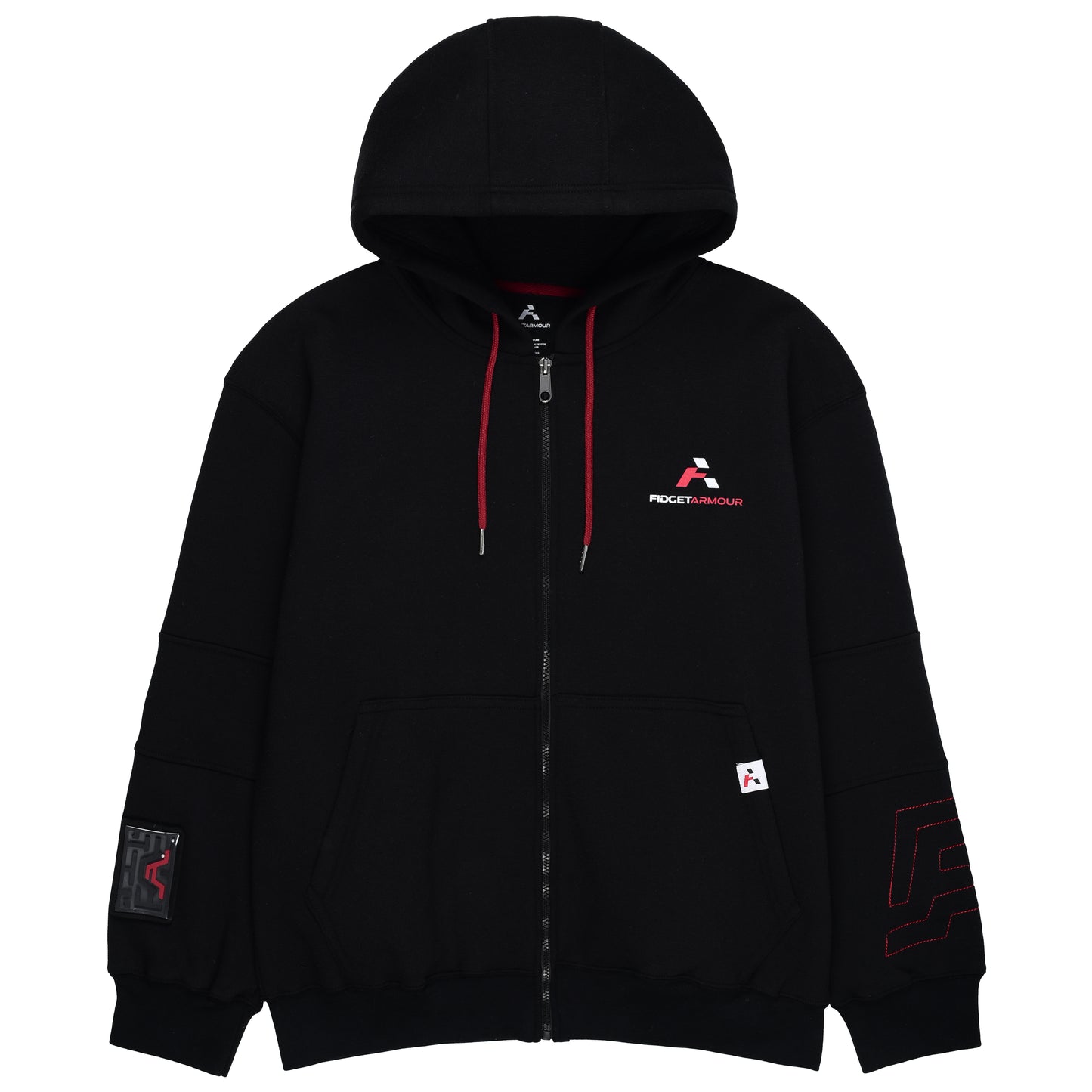FA Zip Hoodie (Black)