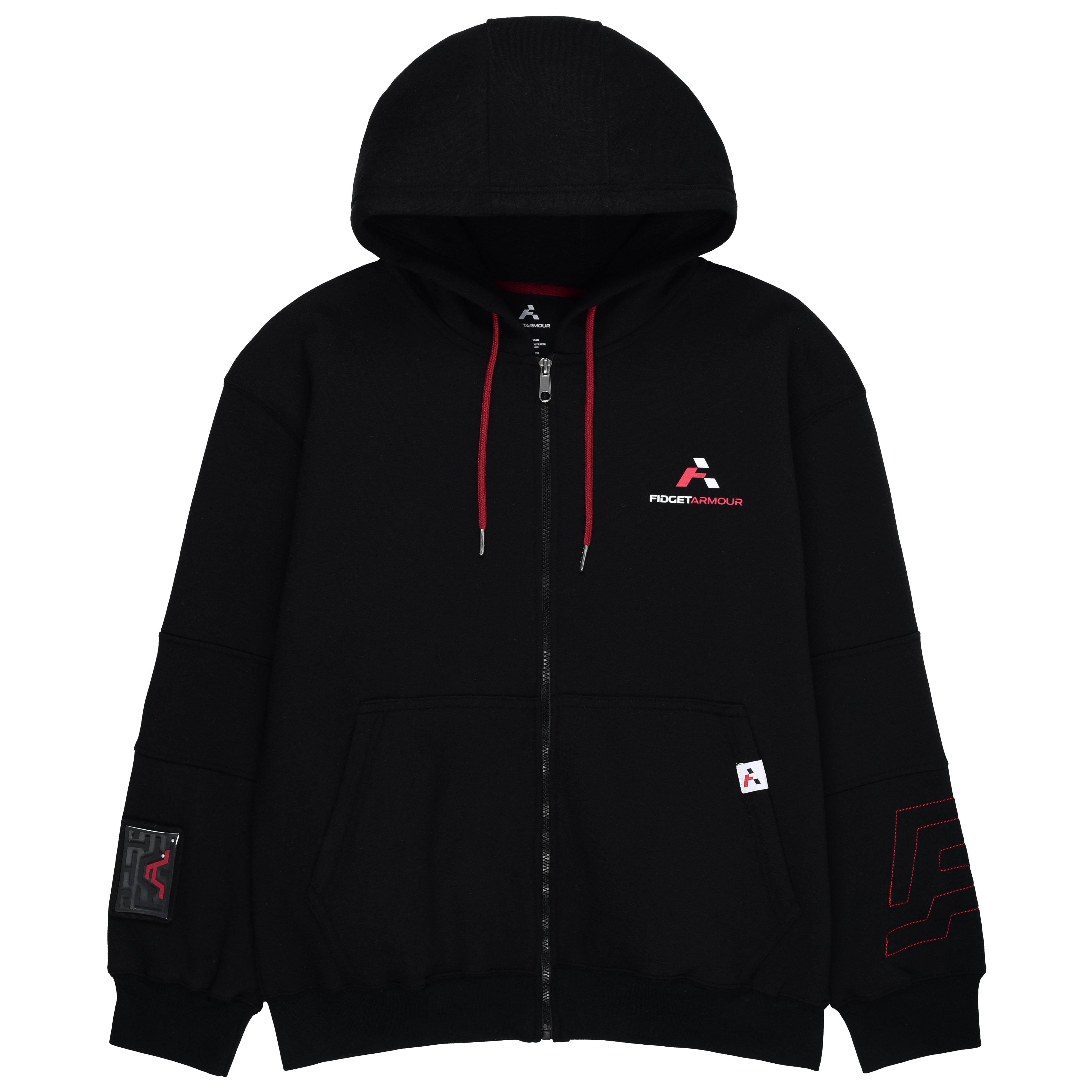 Zip Hoodie (Black)