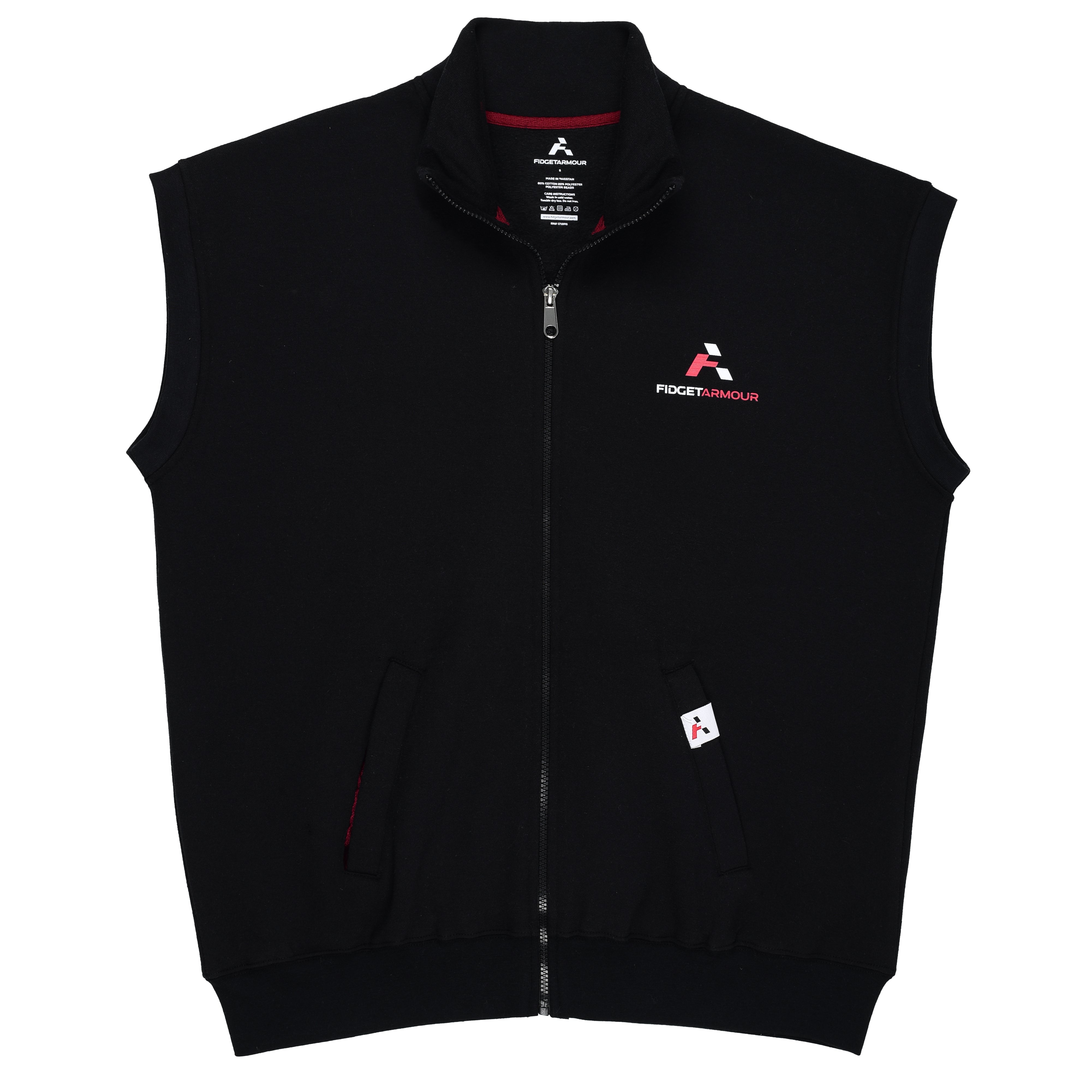 Zip Vest (Black)