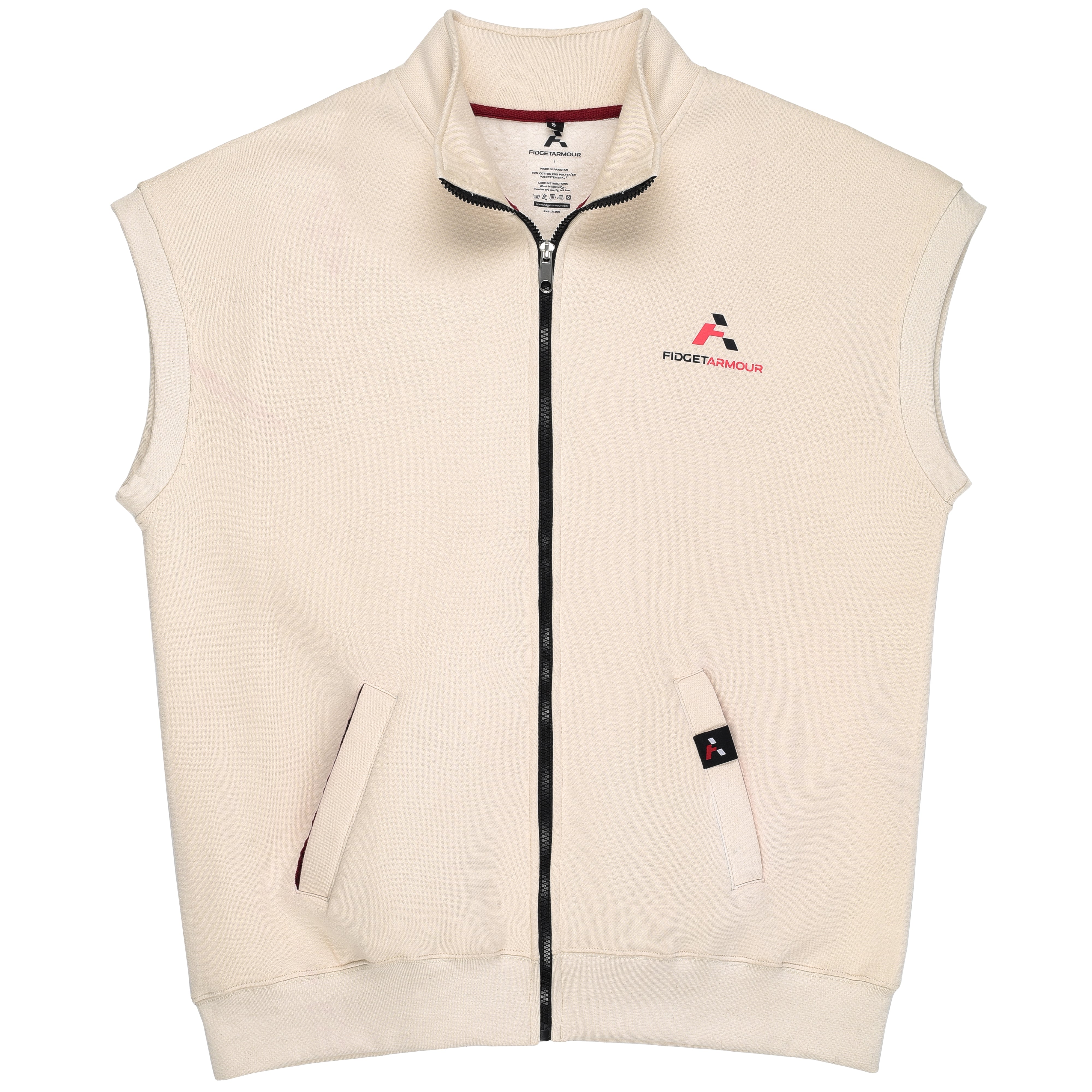 Zip Vest (Sand)