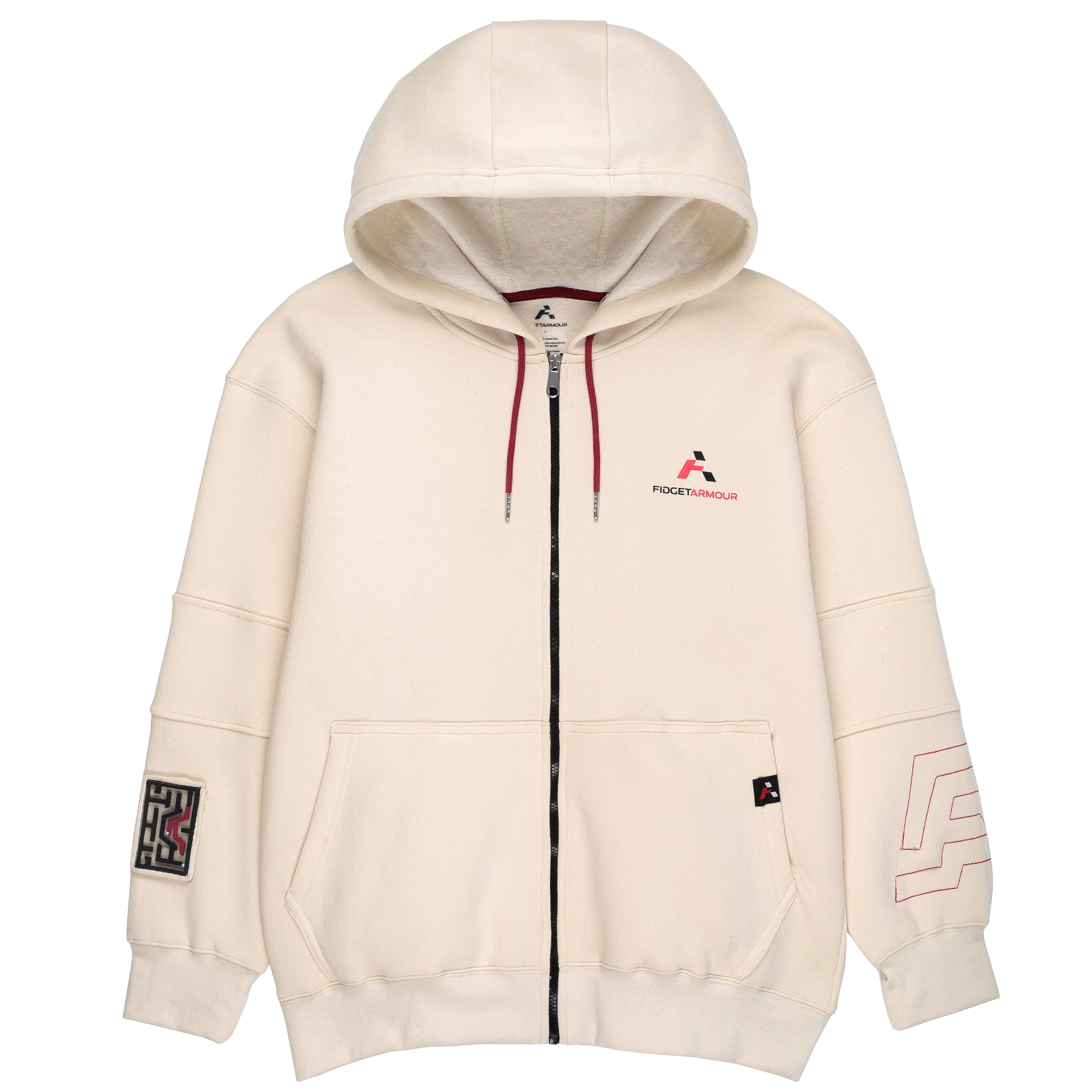 Zip Hoodie (Sand)
