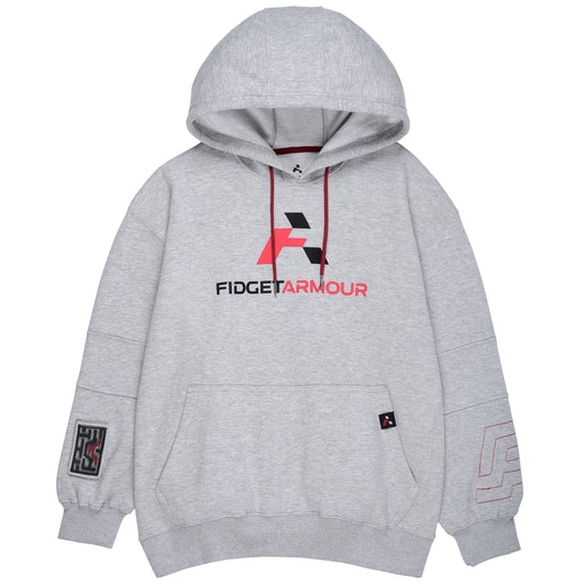 Pull-Over Hoodie (Heather Grey)