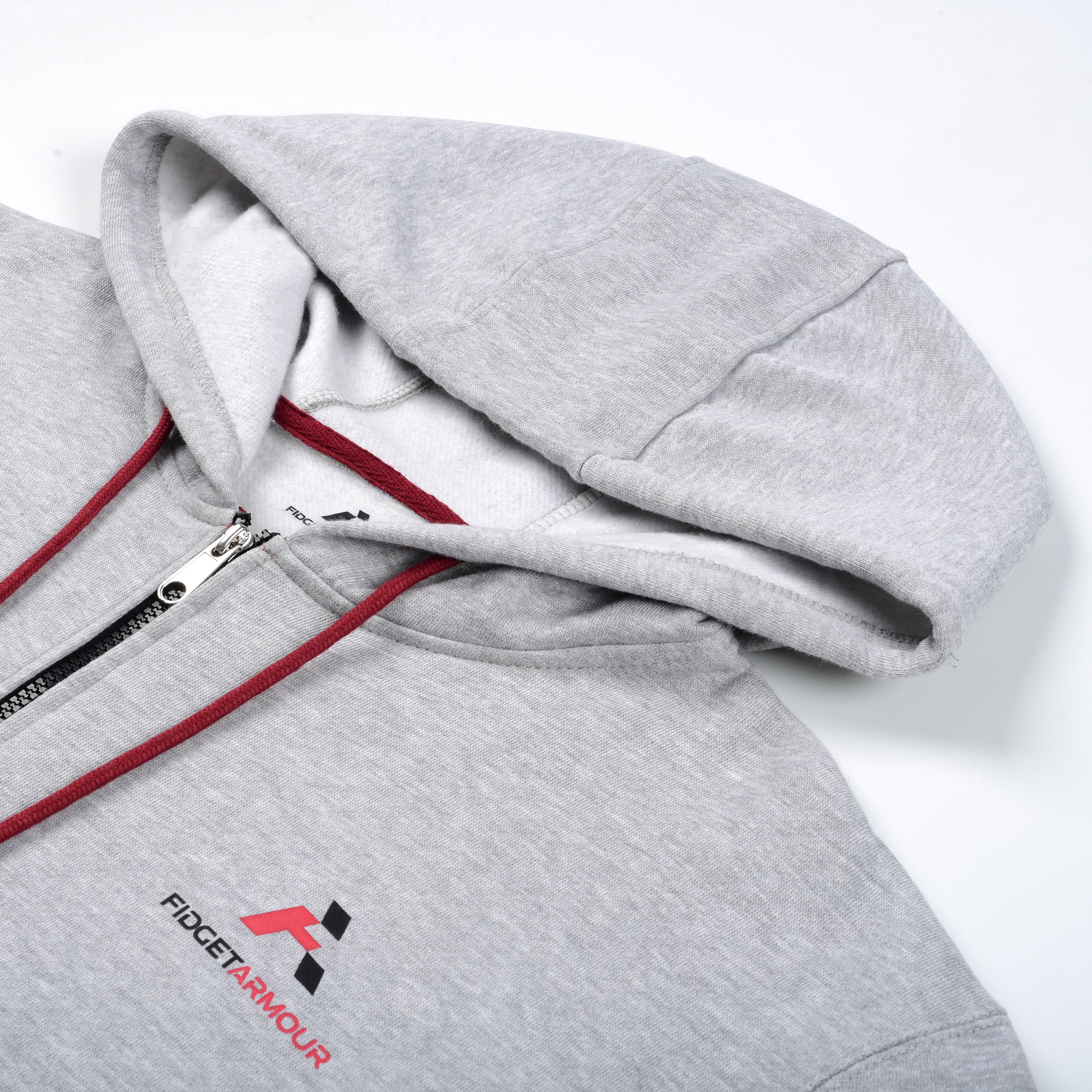 Zip Hoodie (Heather Grey)